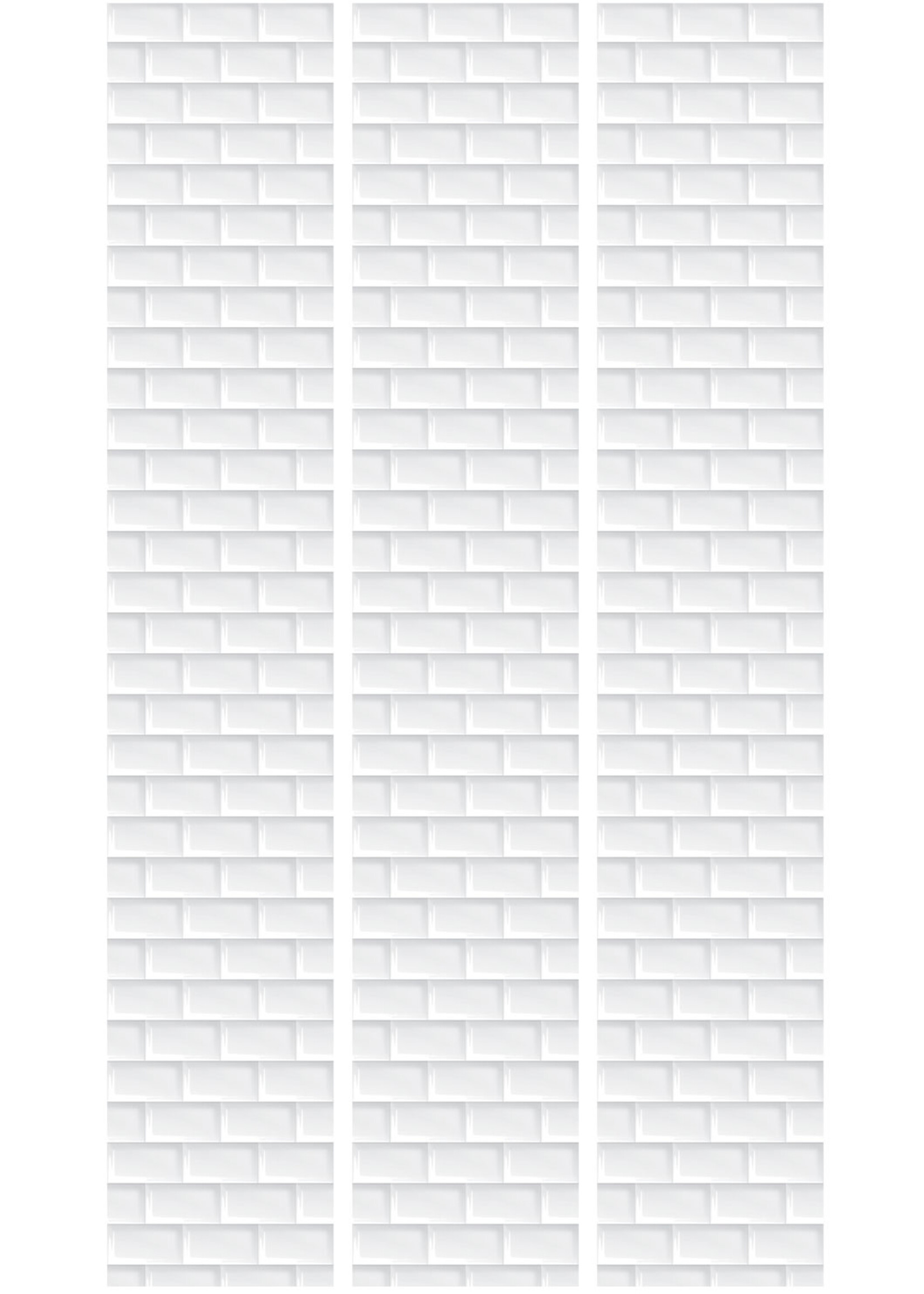Wallpaper Subway Tiles, 146.1 x 280 cm