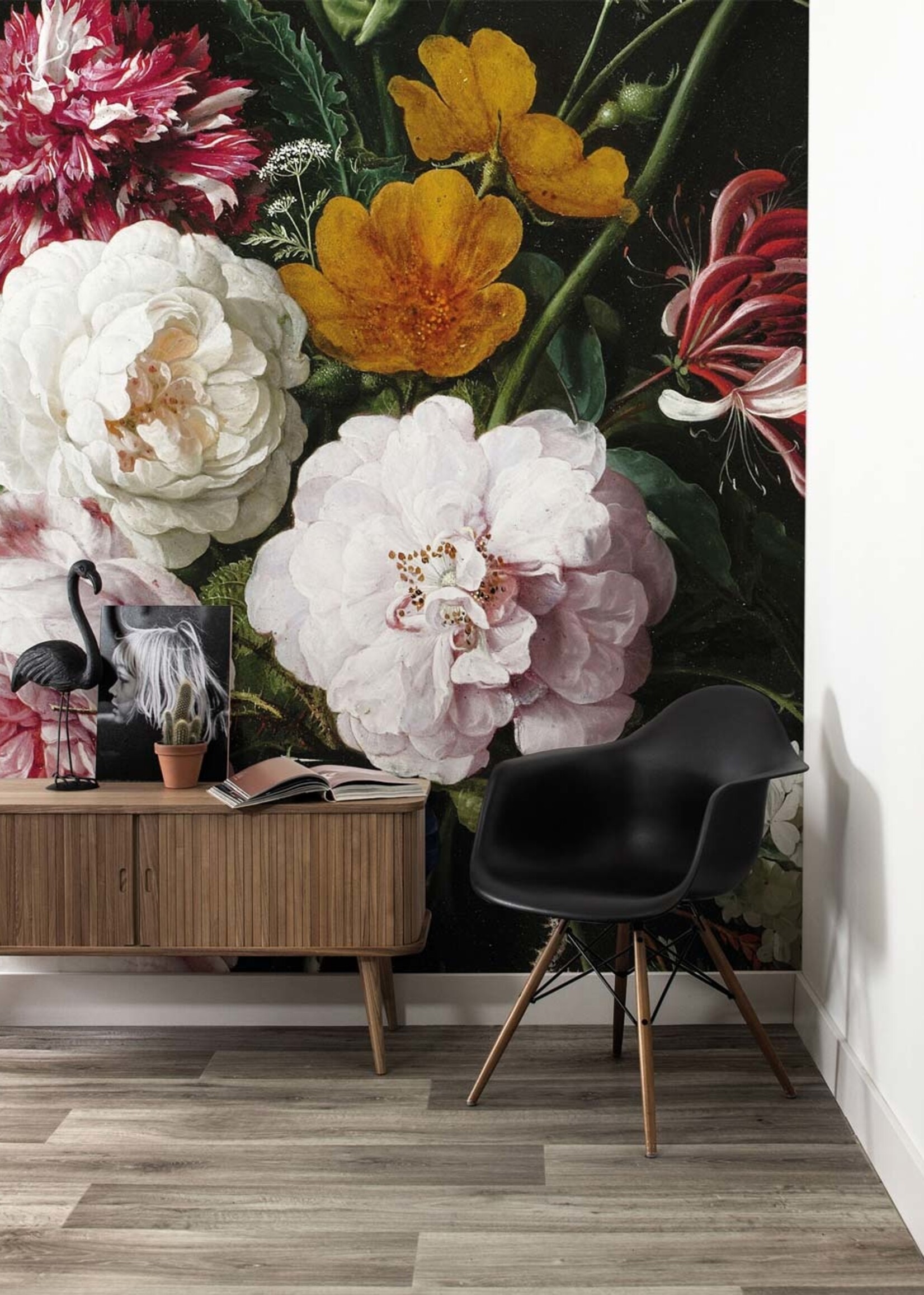 Bloemen behang Golden Age Flowers