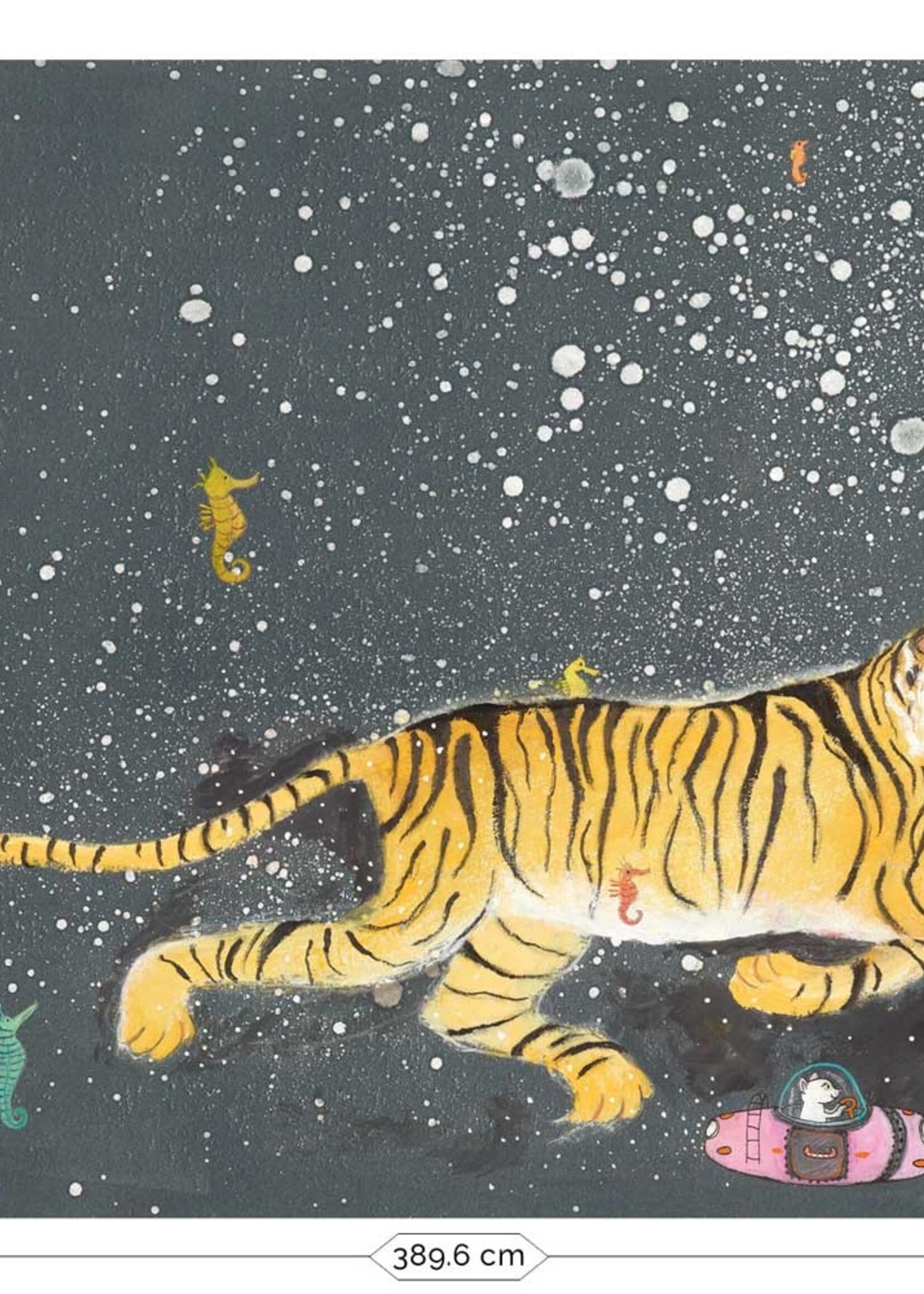 Wall Mural Smiling Tiger