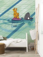 Fotobehang Swimming Lesson