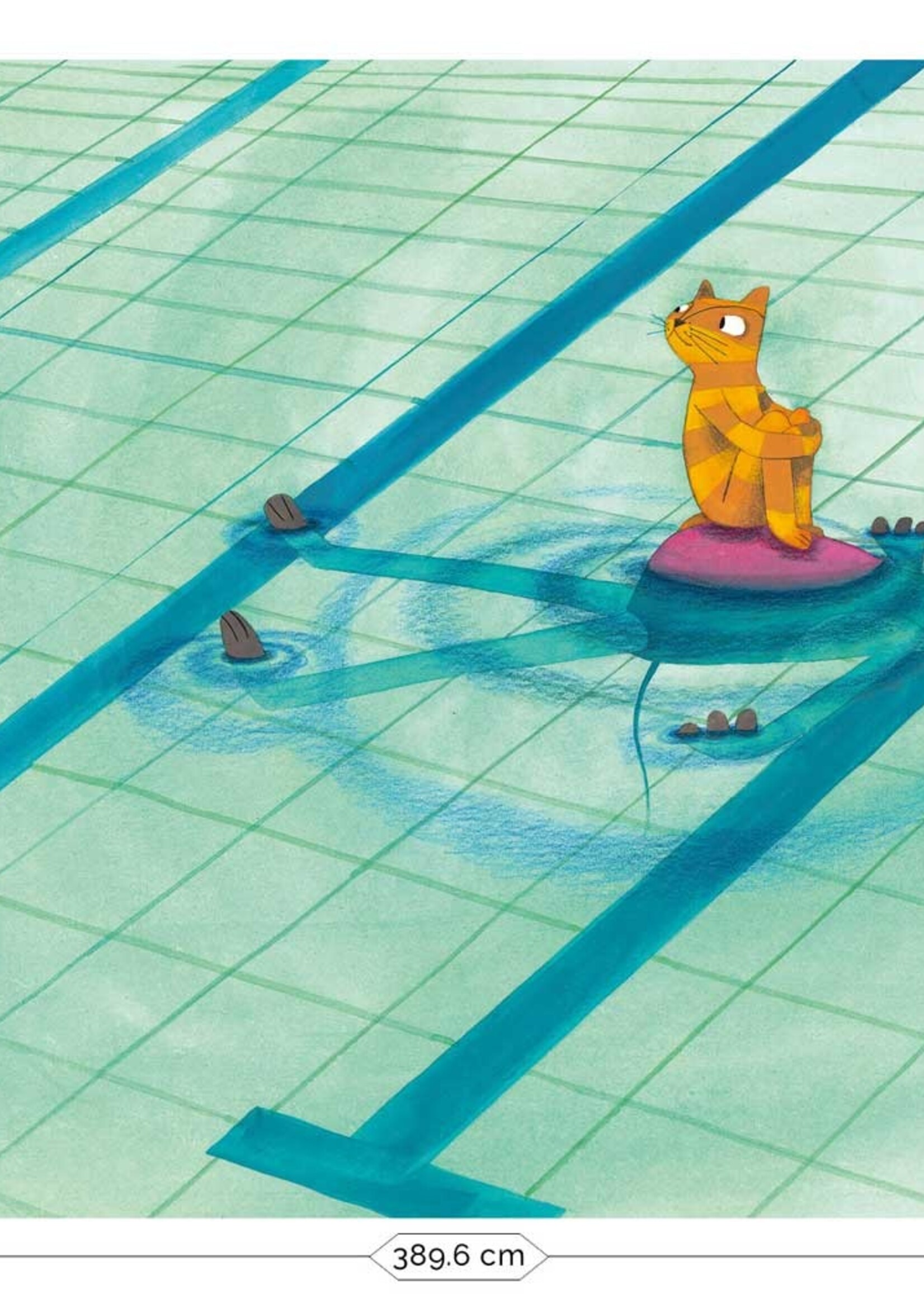 Fotobehang Swimming Lesson