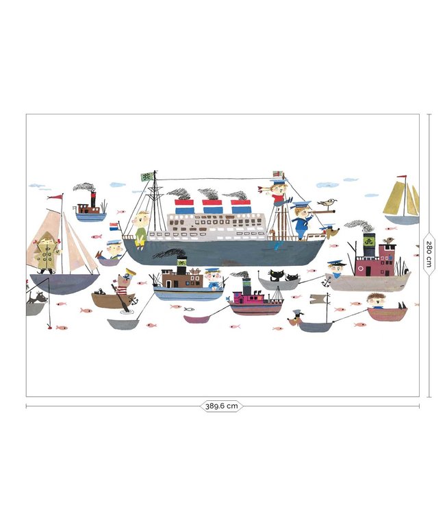 Fiep Westendorp Wall Mural Holland America Line