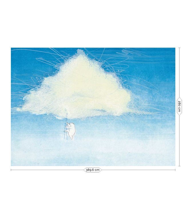 Fotobehang Climbing The Clouds