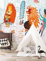 Fototapete Lion's Haircut