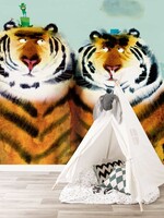 Wall Mural Two Tigers