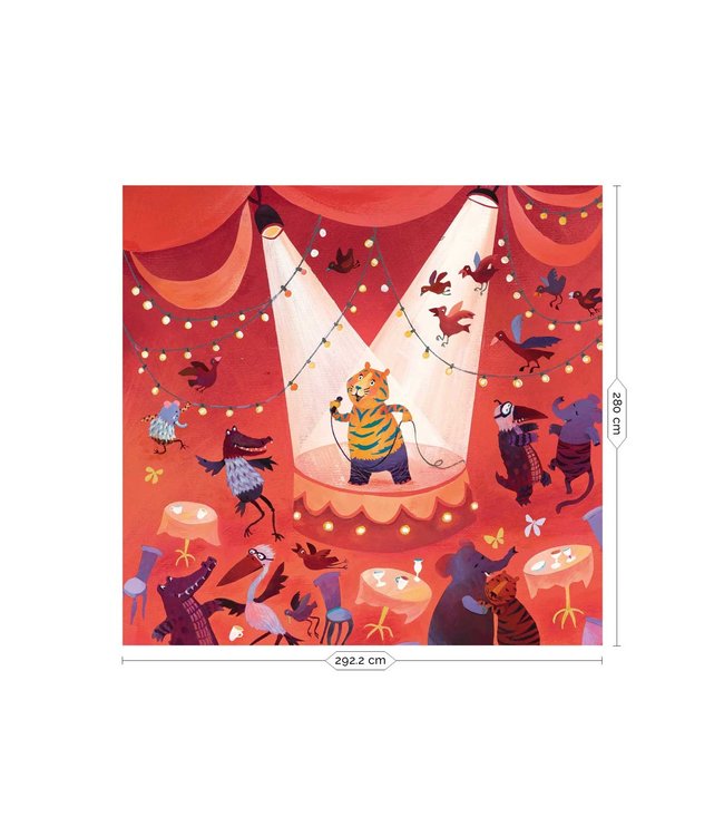 Wall Mural Karaoke Tiger