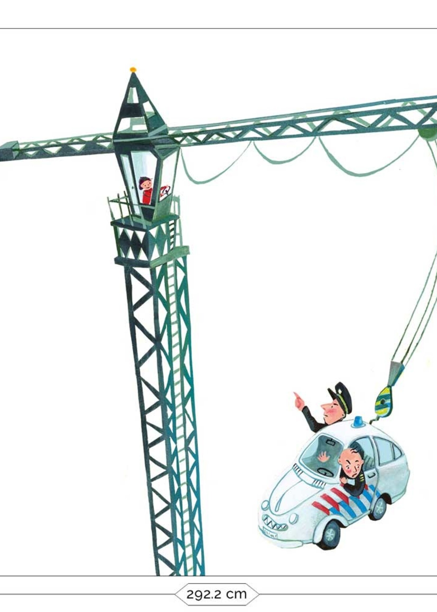 Fotobehang Crane Driver