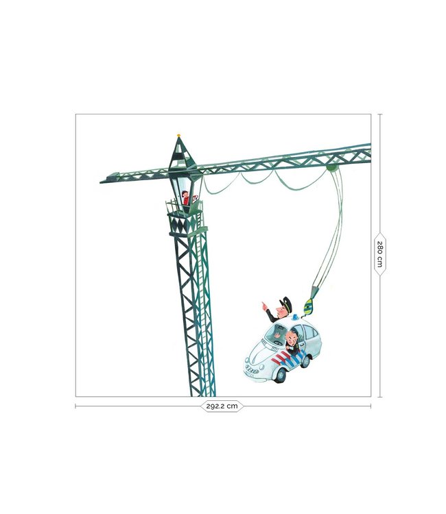 Fototapete Crane Driver