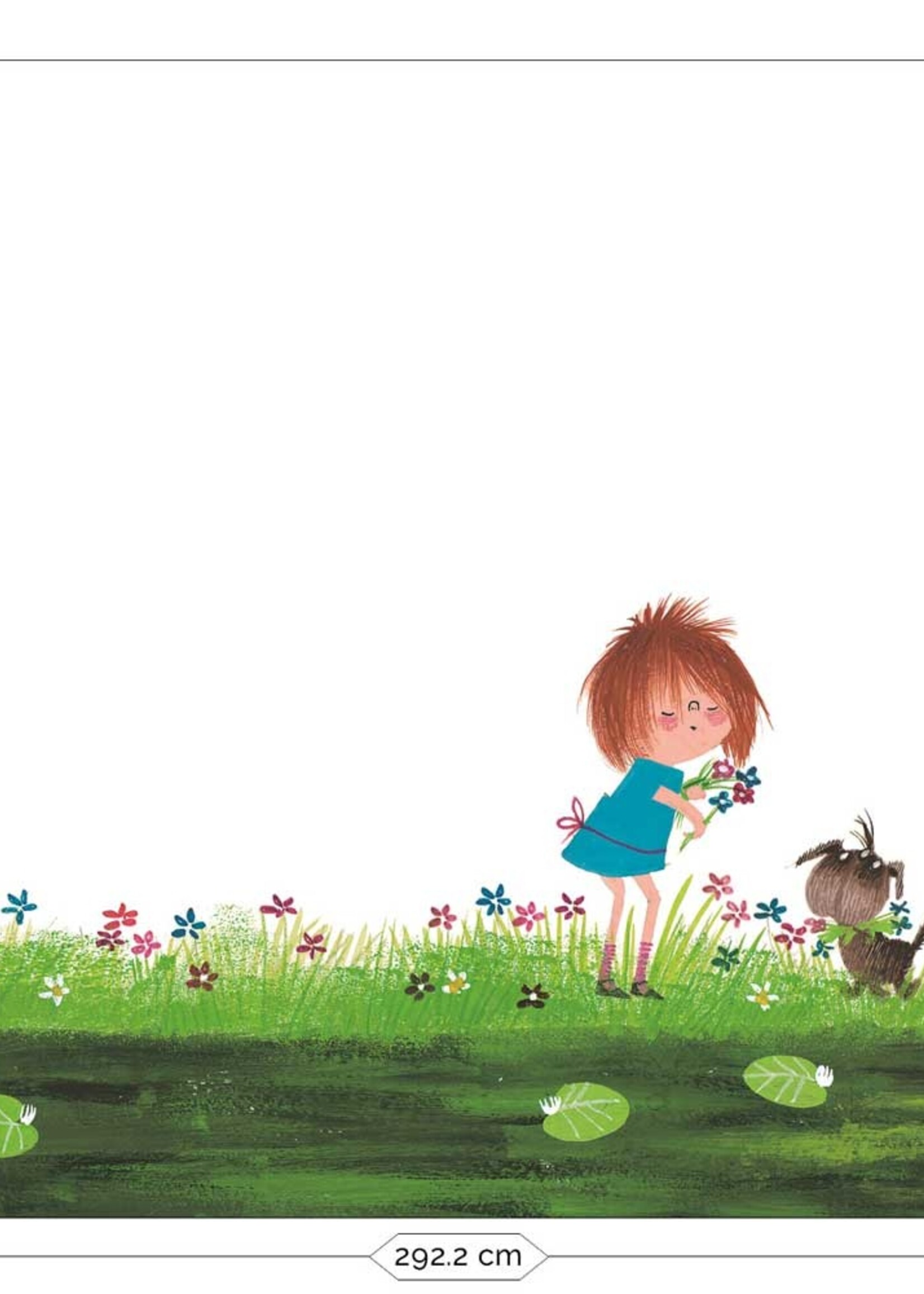 Fiep Westendorp Wall Mural Picking Flowers