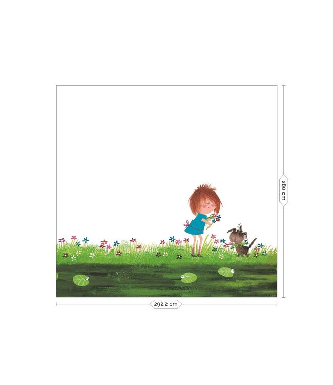 Fiep Westendorp Fotobehang Picking Flowers