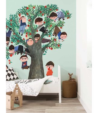 Wandvullend Wall Mural Apple Tree