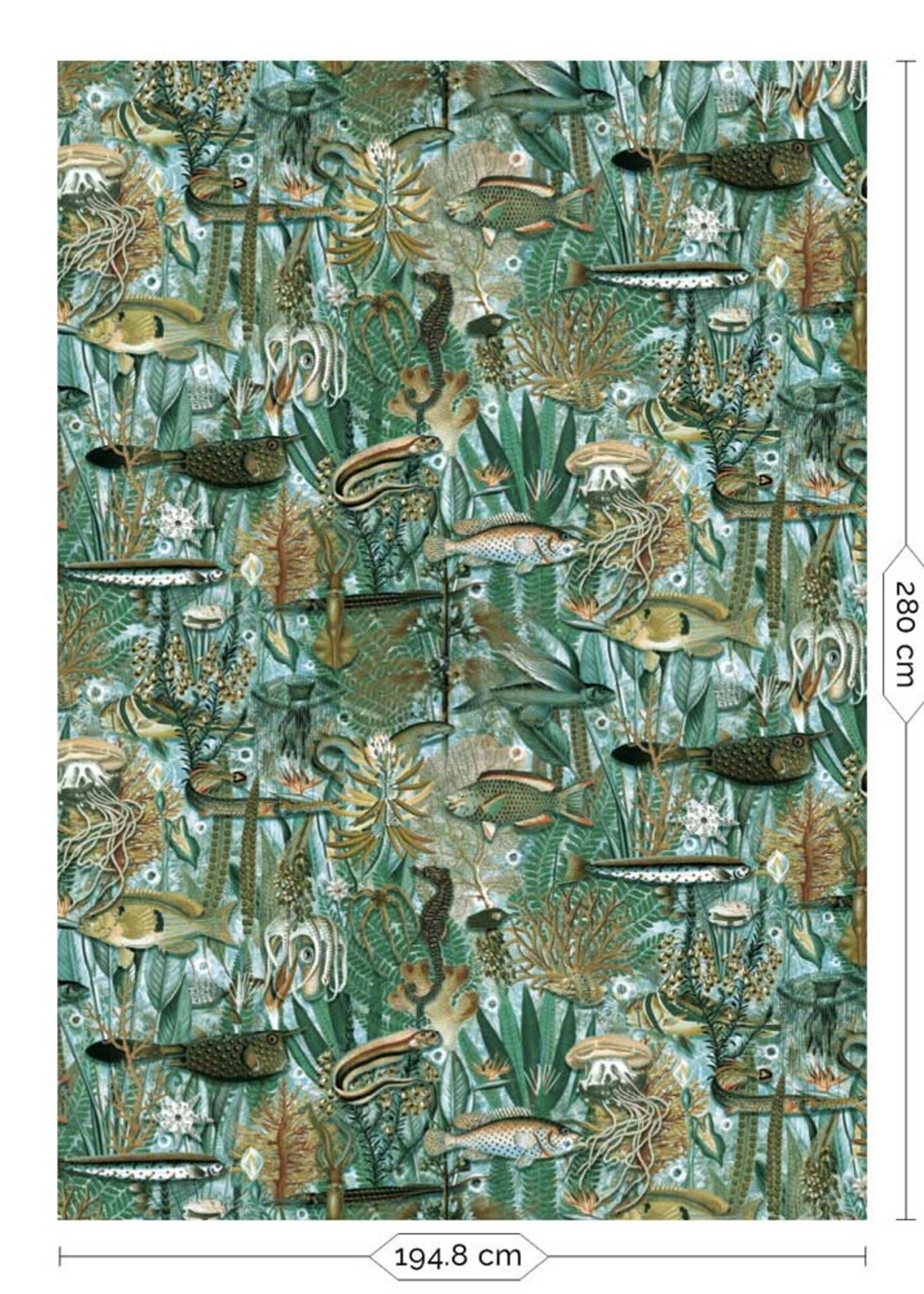 Wall Mural Underwater Jungle