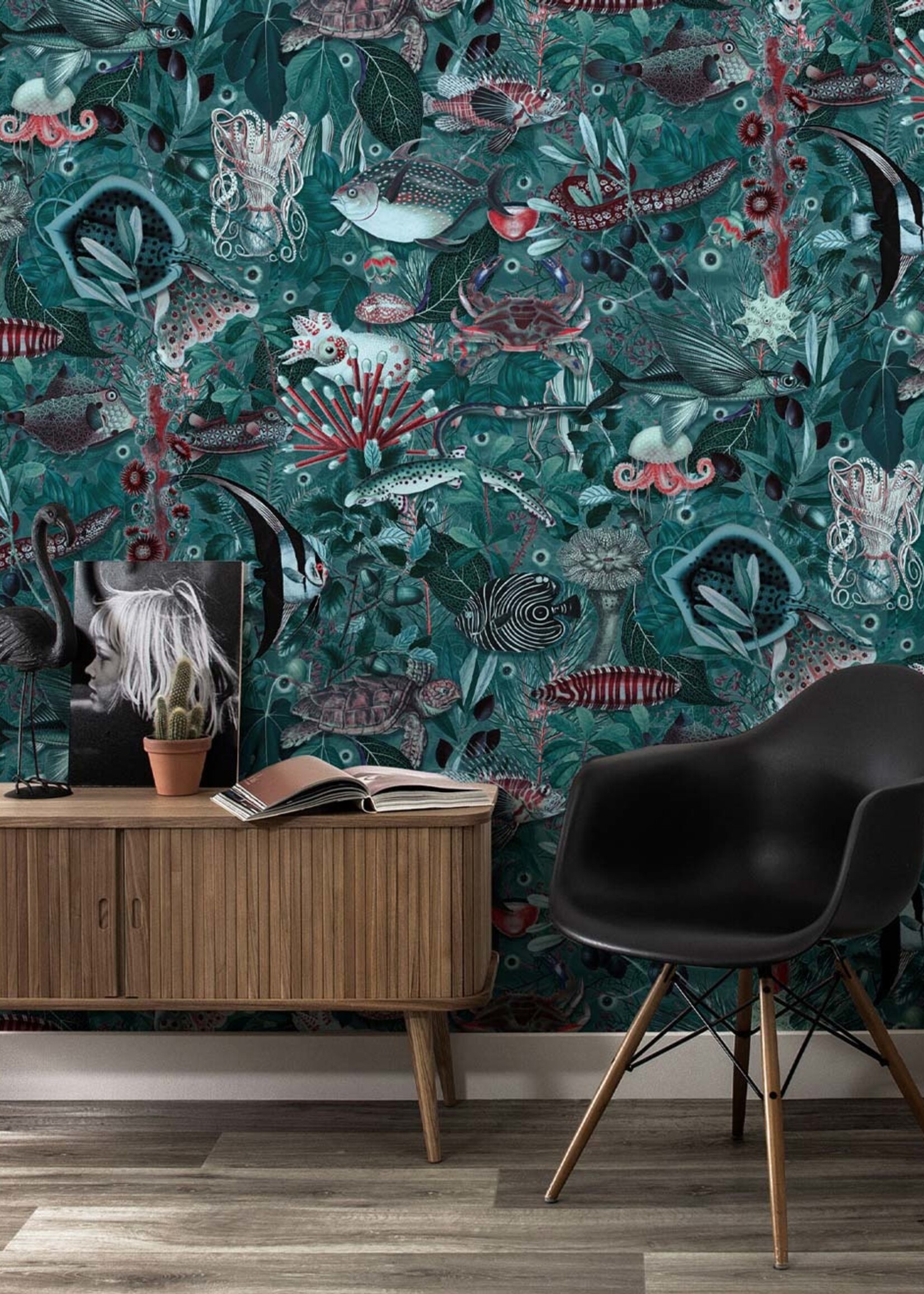 Wall Mural Underwater Jungle