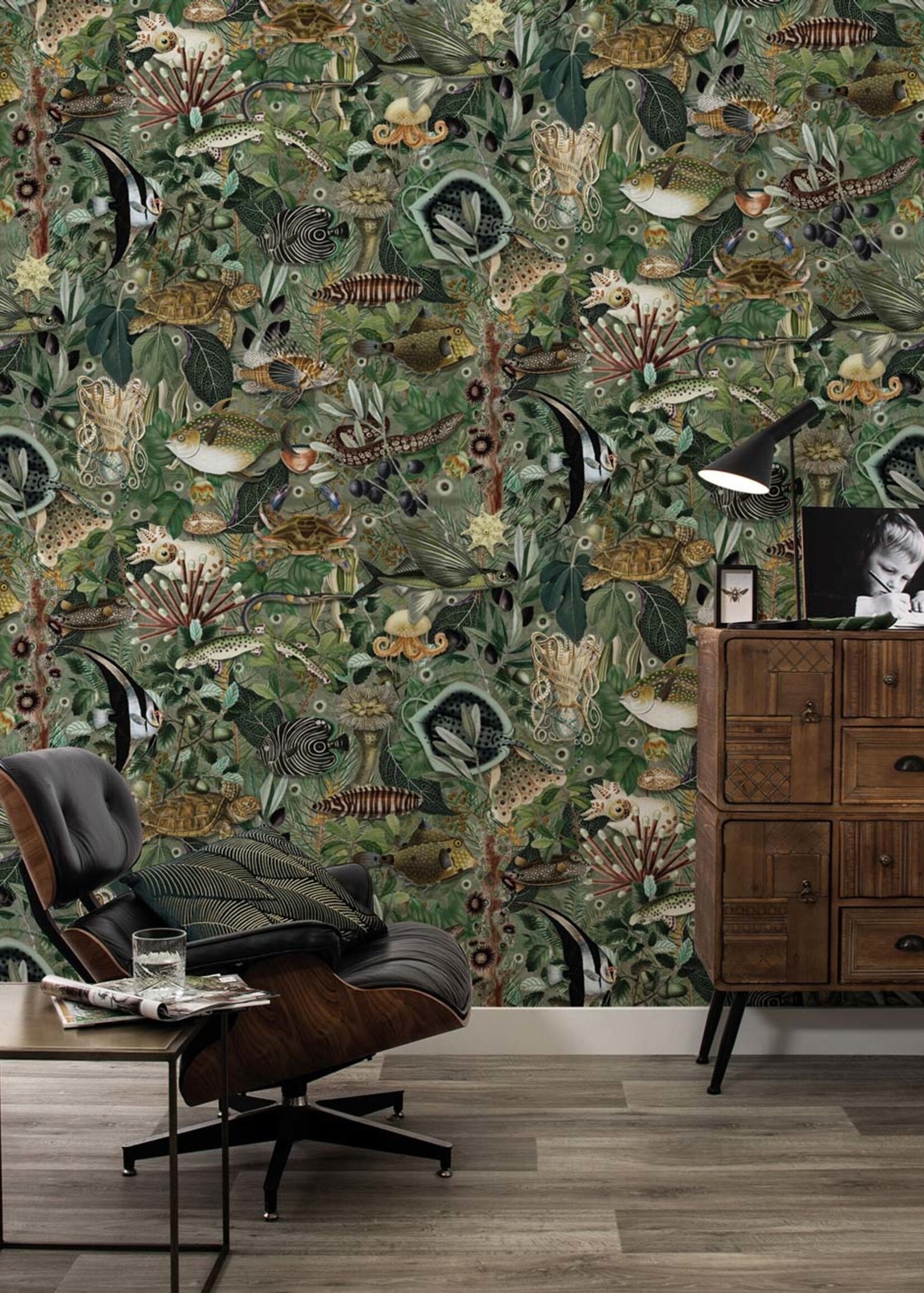 Behang Underwater Jungle
