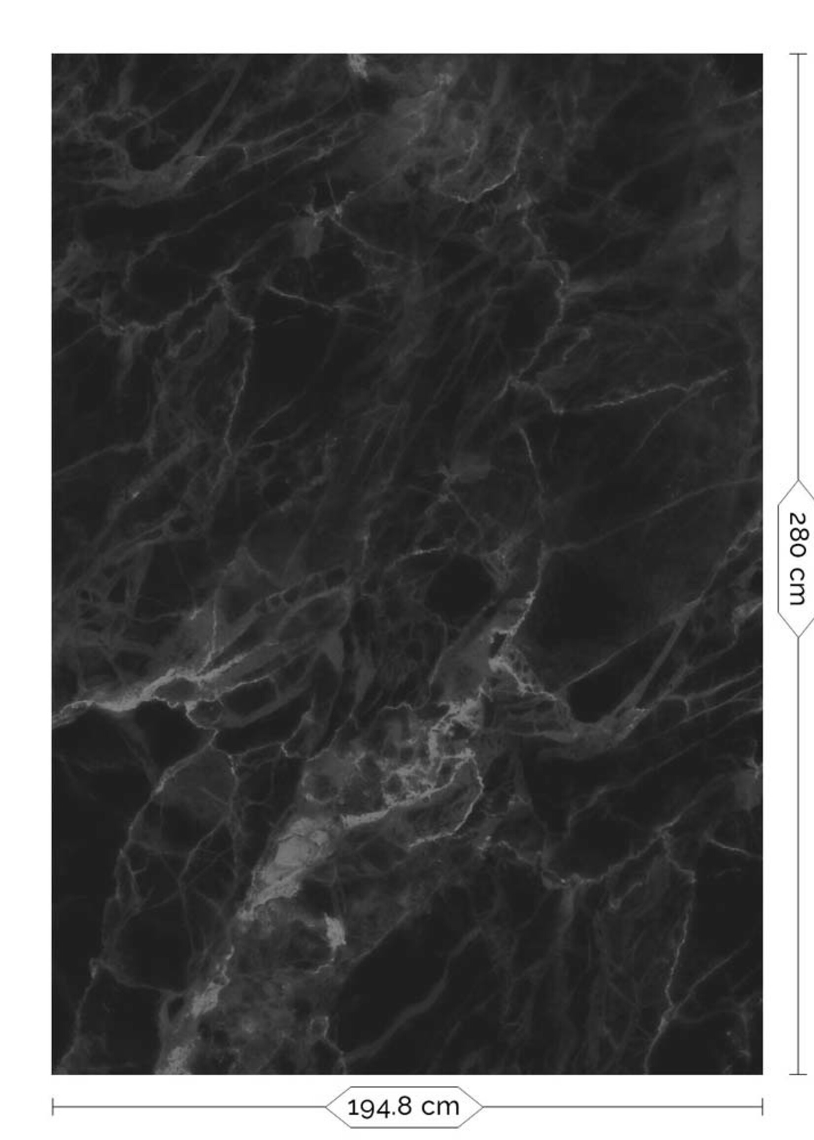 Fototapete Marble, Schwarz