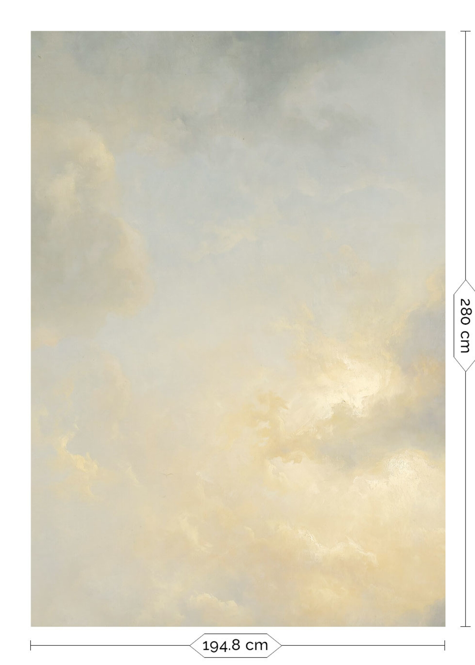 Fototapete Golden Age Clouds