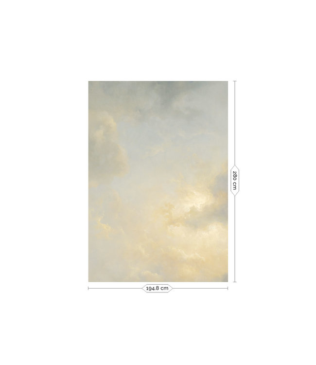 Fotobehang Golden Age Clouds