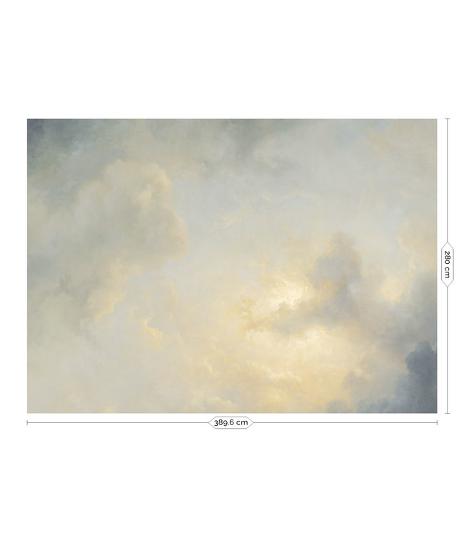 Fotobehang Golden Age Clouds