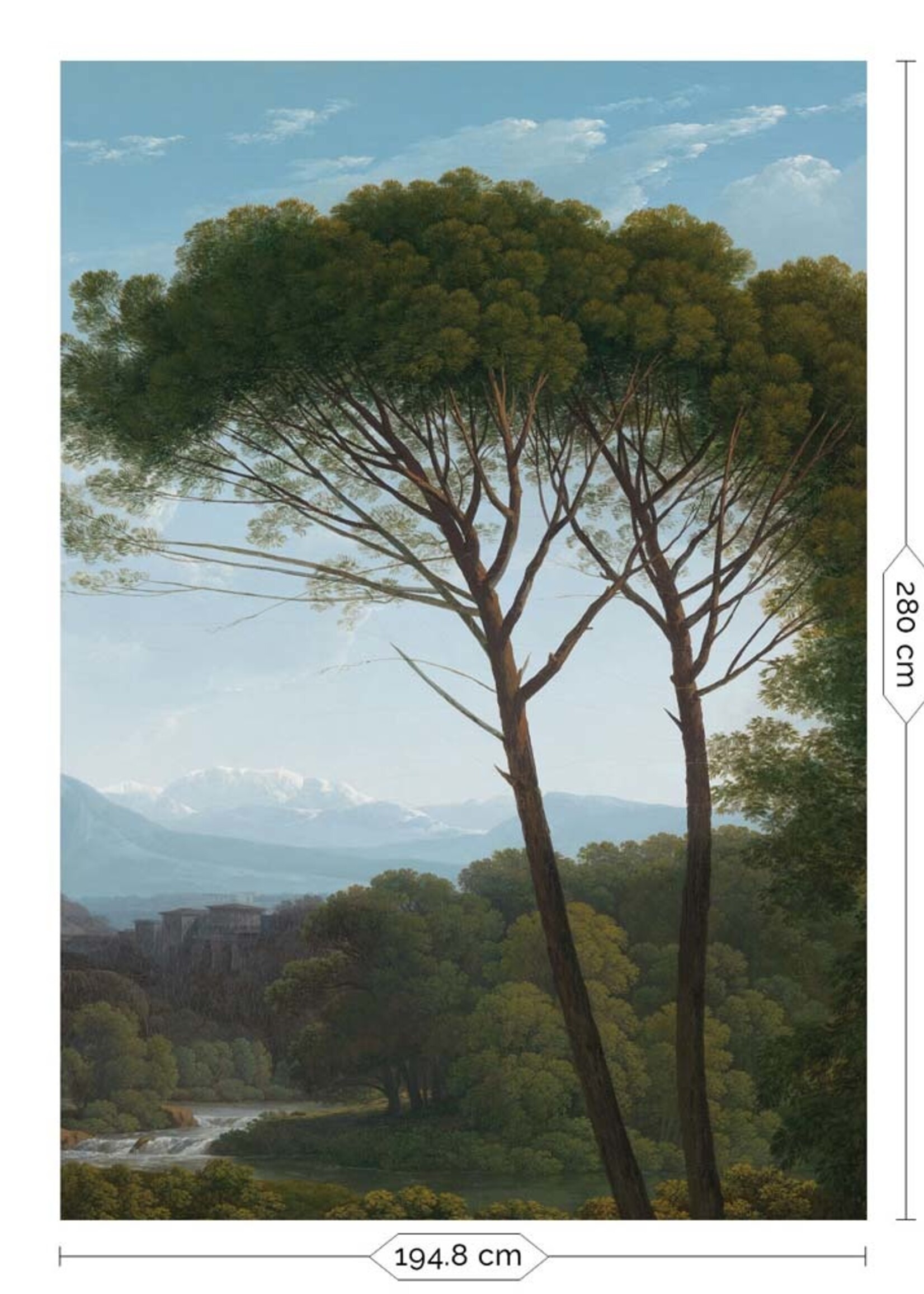 Landschap behang Golden Age Landscapes