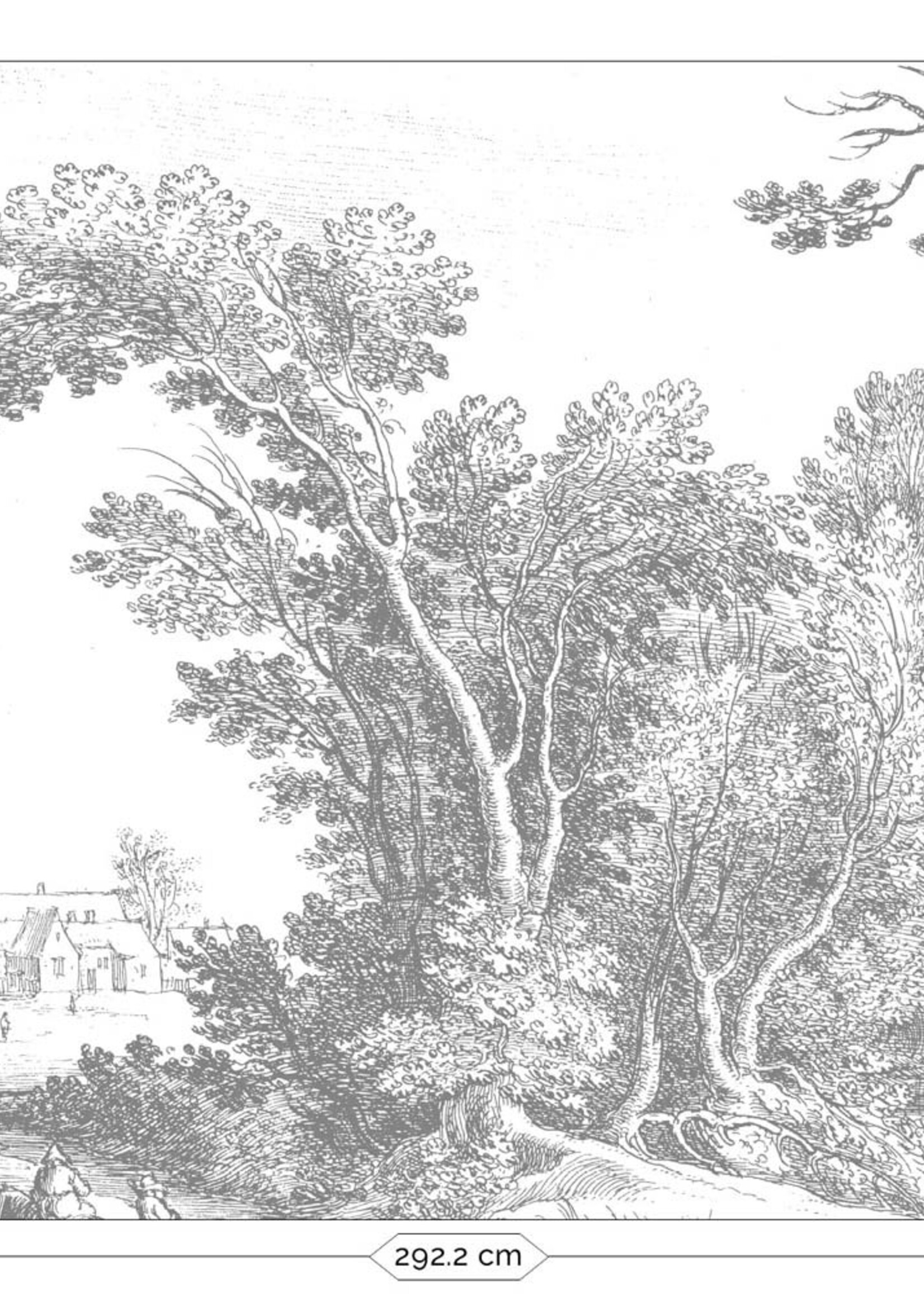 Landschap behang Engraved Landscapes