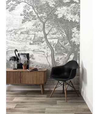 Wandvullend Wall Mural Engraved Landscapes