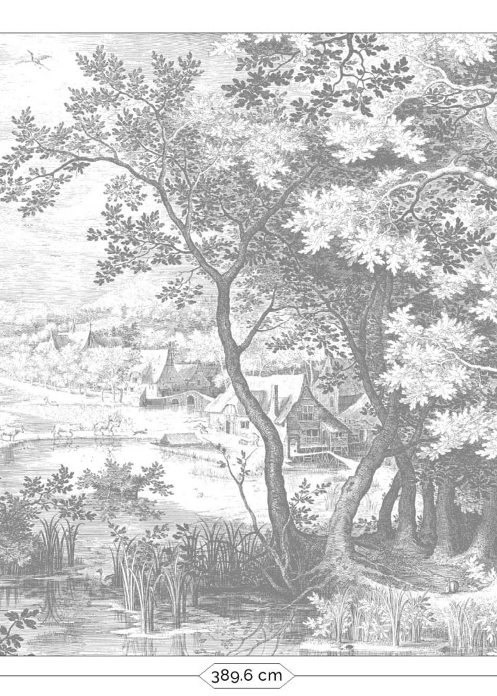 Wall Mural Engraved Landscapes