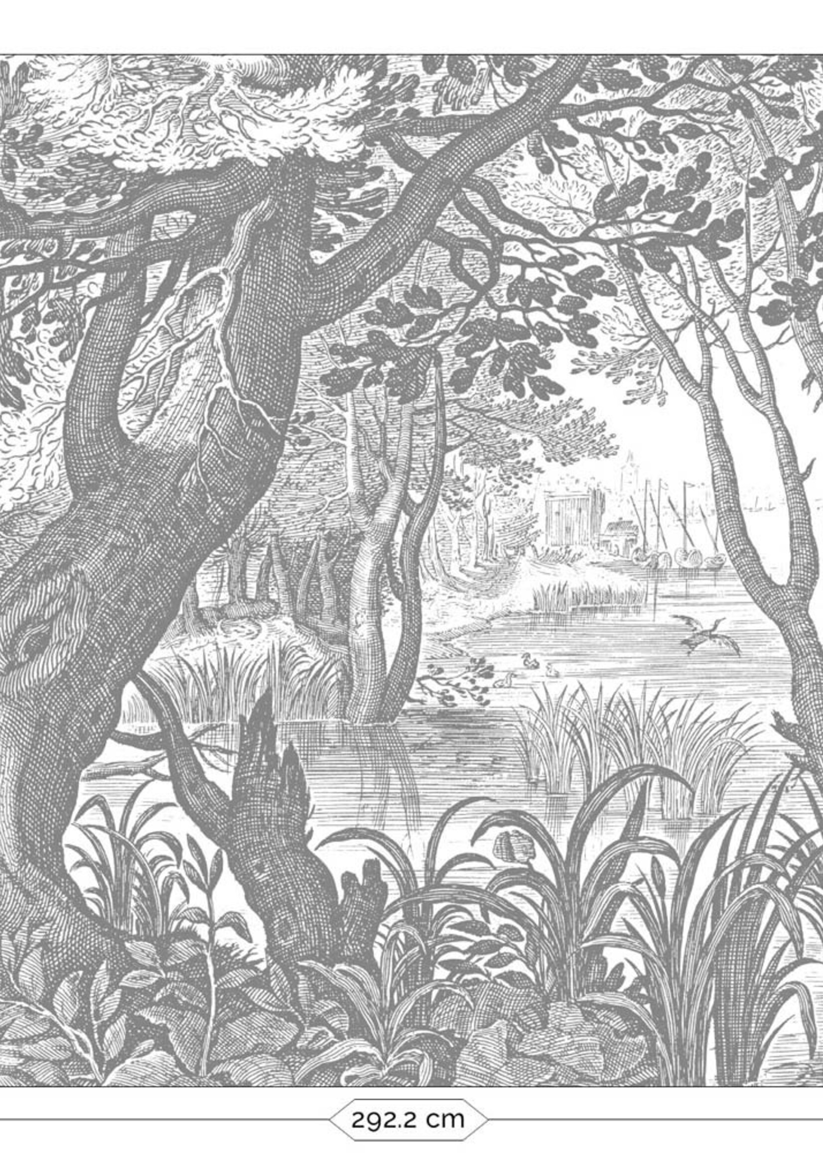 Wall Mural Engraved Landscapes