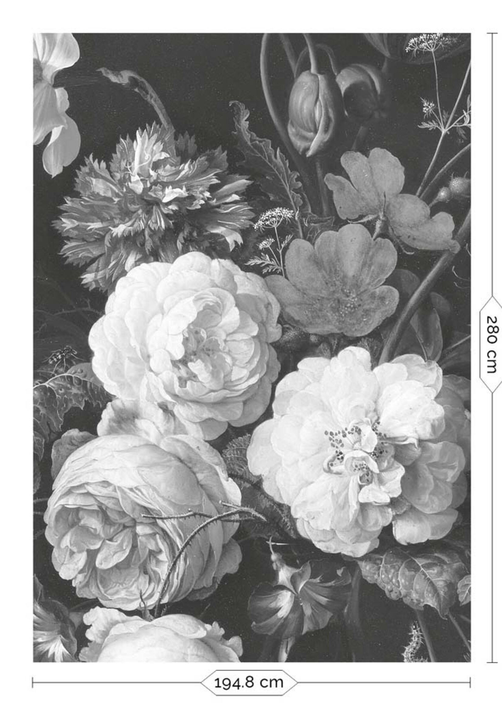 Wall Mural Golden Age Flowers