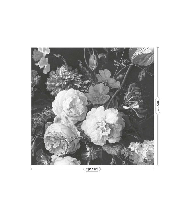 Bloemen behang Golden Age Flowers