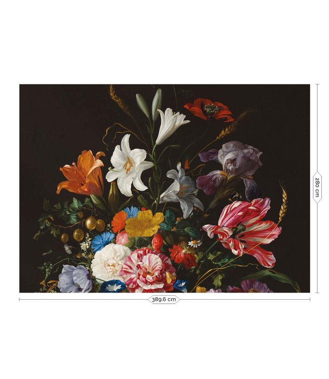 Bloemen behang Golden Age Flowers