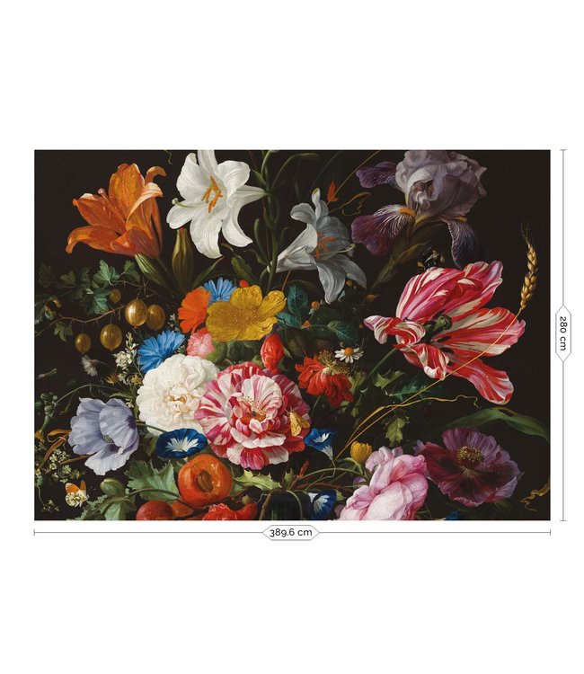 Bloemen behang Golden Age Flowers