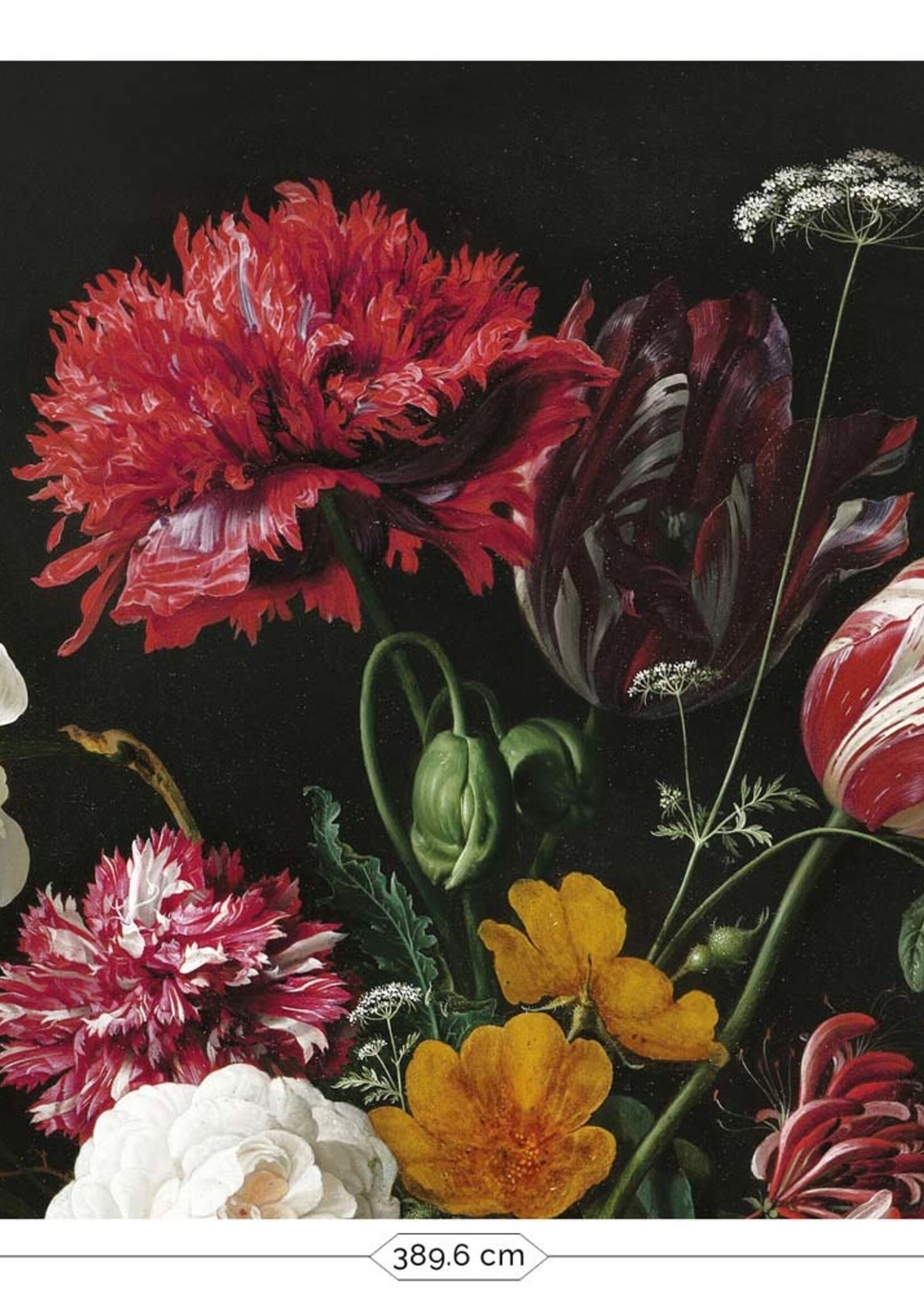 Wall Mural Golden Age Flowers