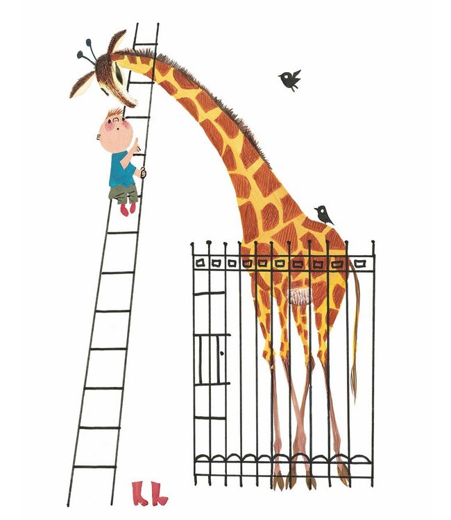 Wallpaper Panel Giant Giraffe, 142.5 x 180 cm