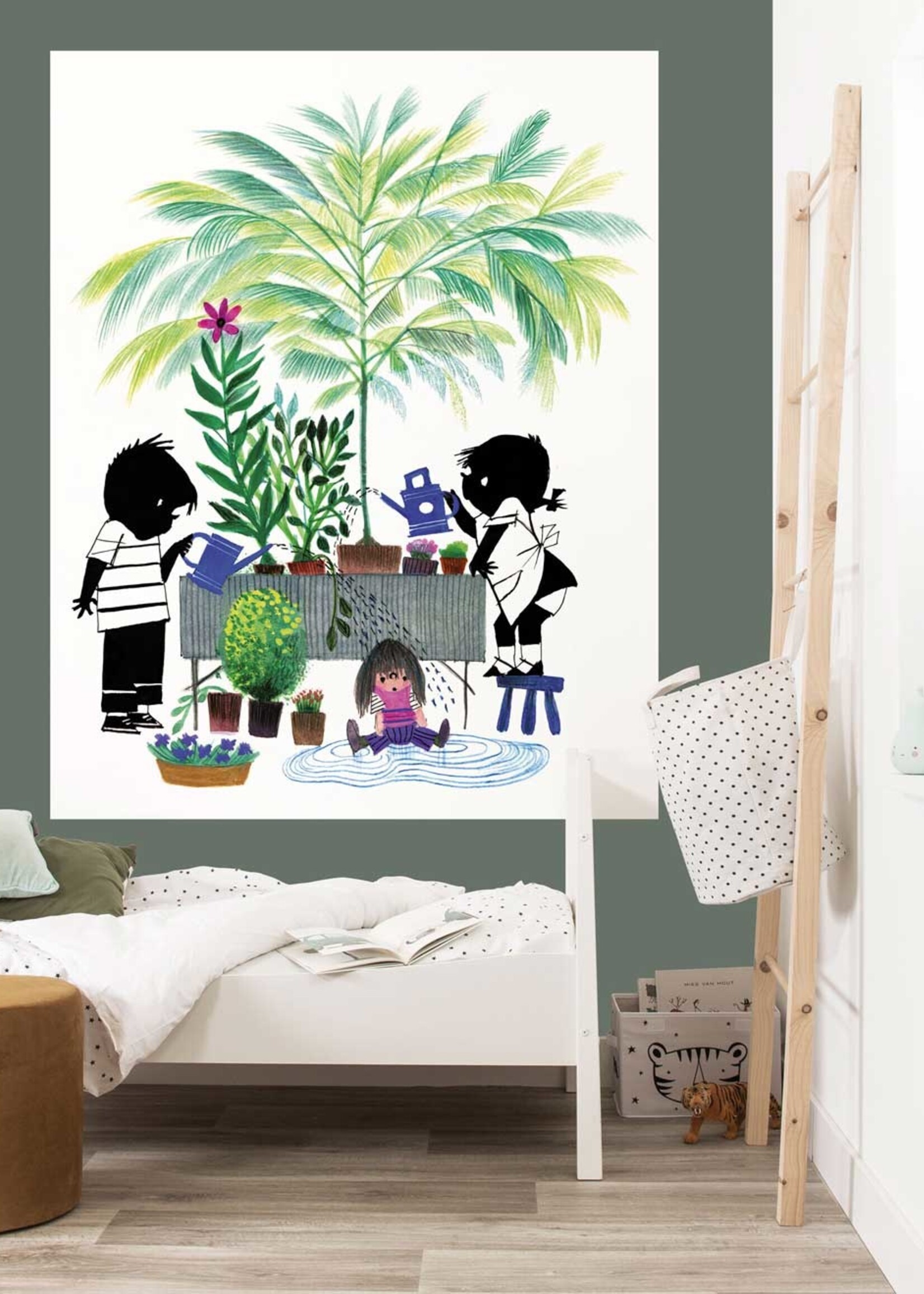 Tapetenpaneel Jip & Janneke, Gardening, 142.5 x 180 cm