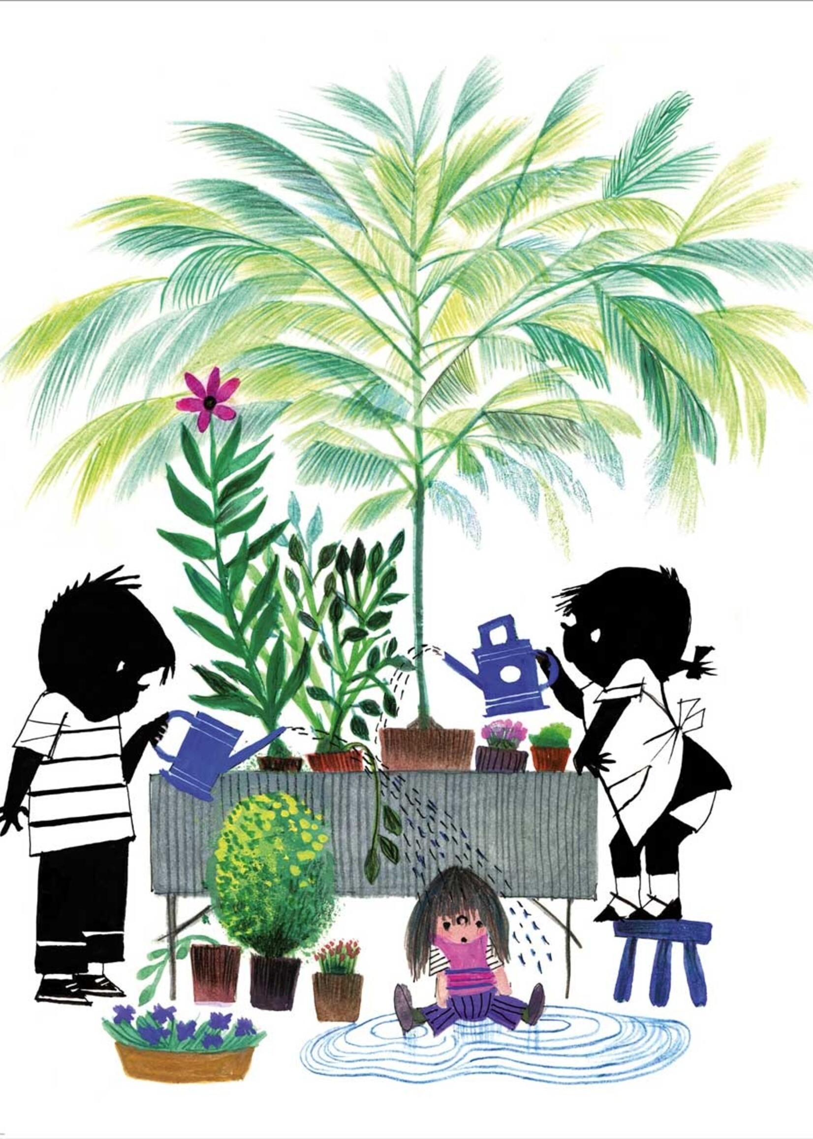 Tapetenpaneel Jip & Janneke, Gardening, 142.5 x 180 cm