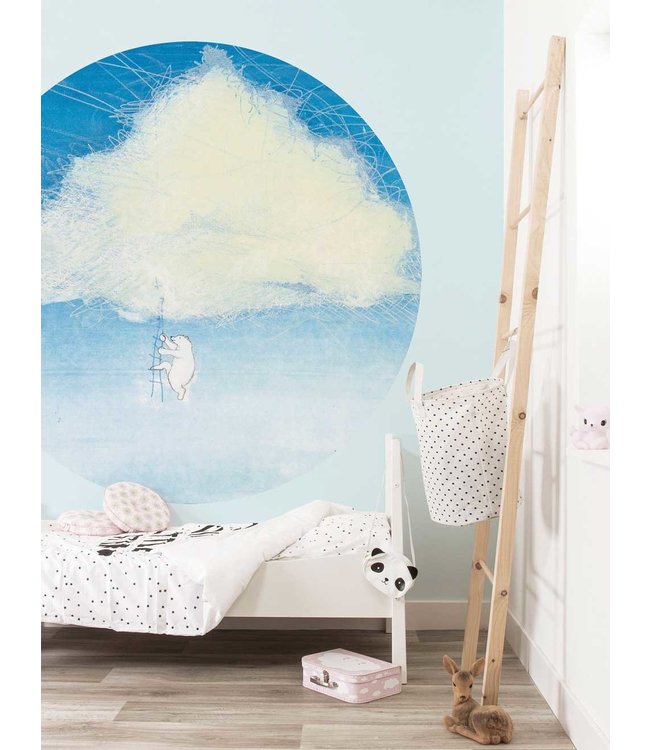 Wallpaper Circle Climbing the Clouds