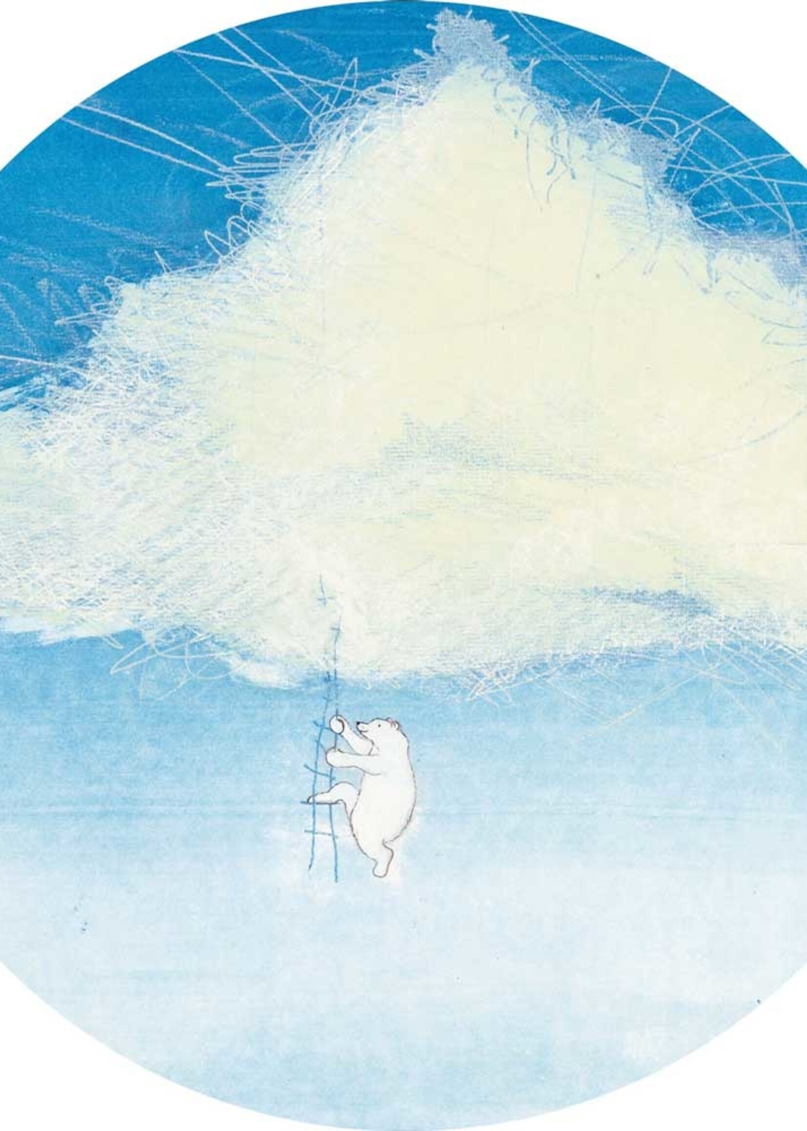 Behangcirkel Climbing the Clouds
