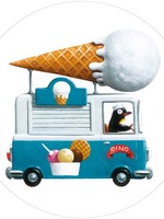 Behangcirkel Icecream Truck