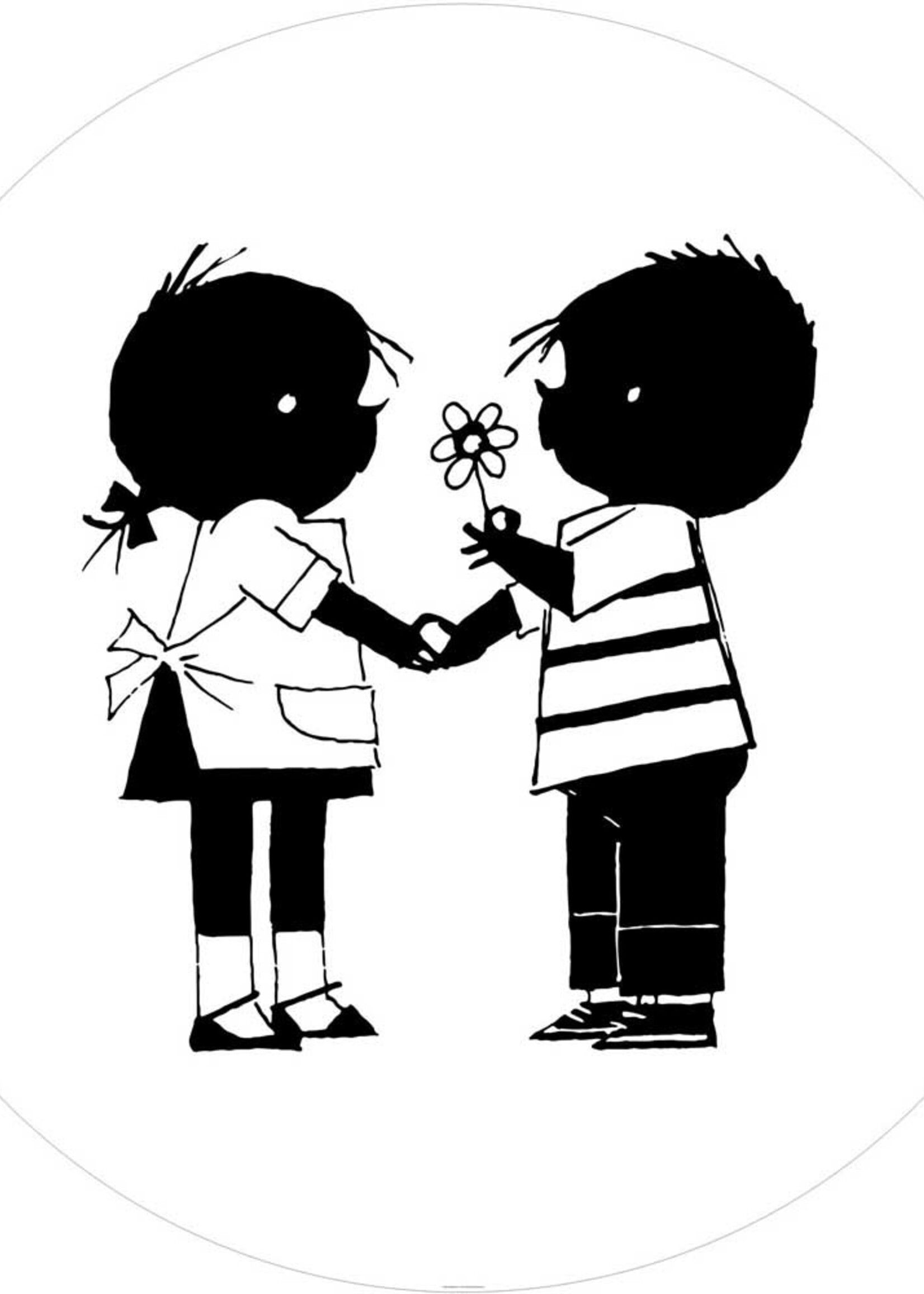 Behangcirkel Jip & Janneke, Flower