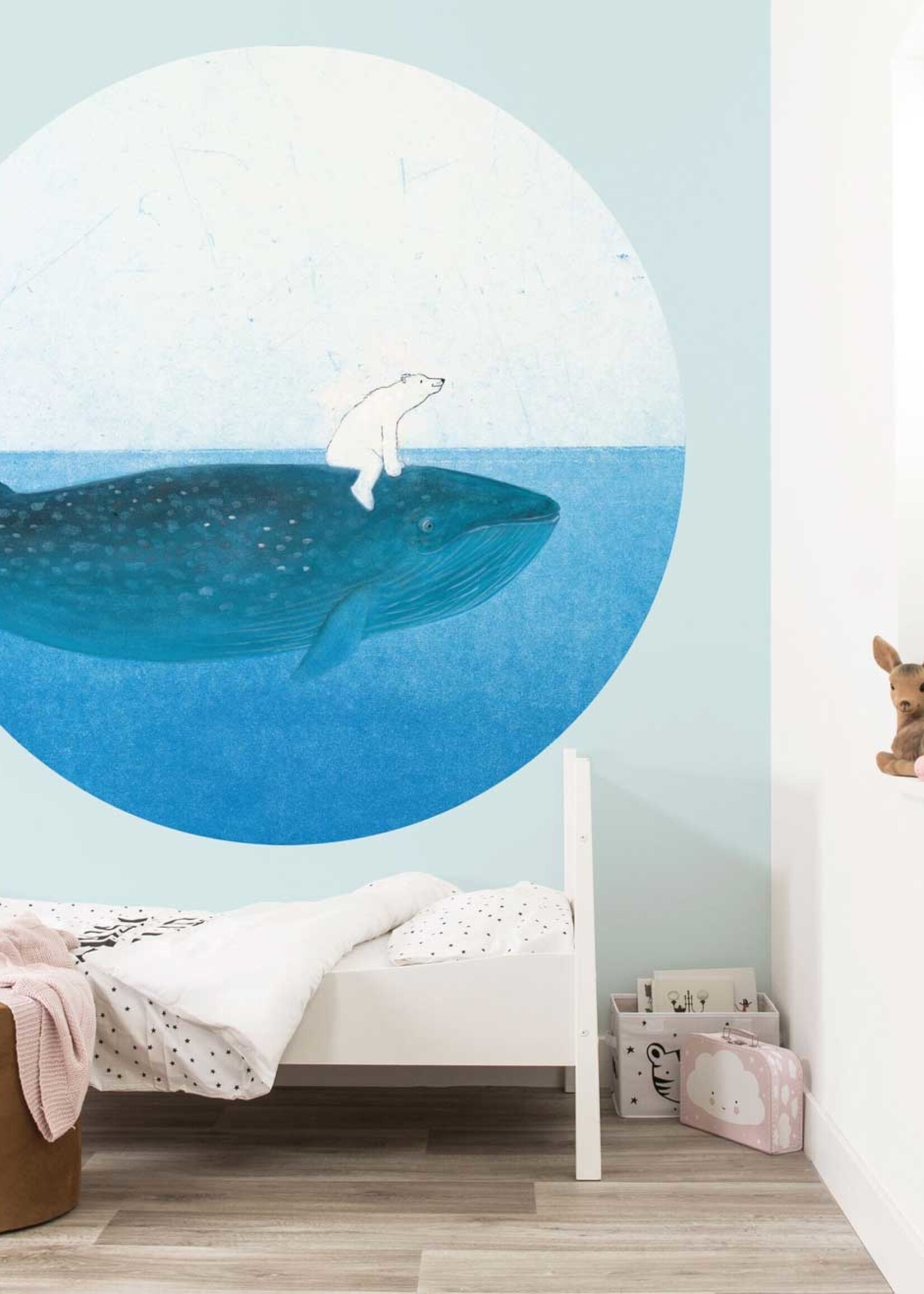 Wallpaper Circle Riding the Whale