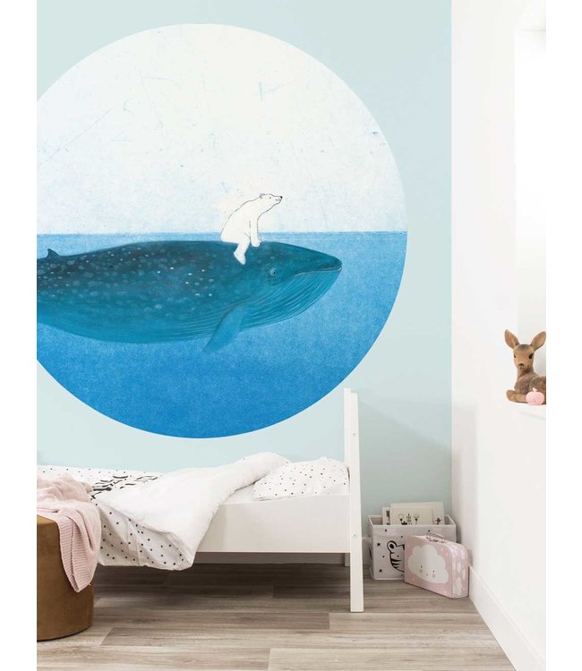 Wallpaper Circle Riding the Whale