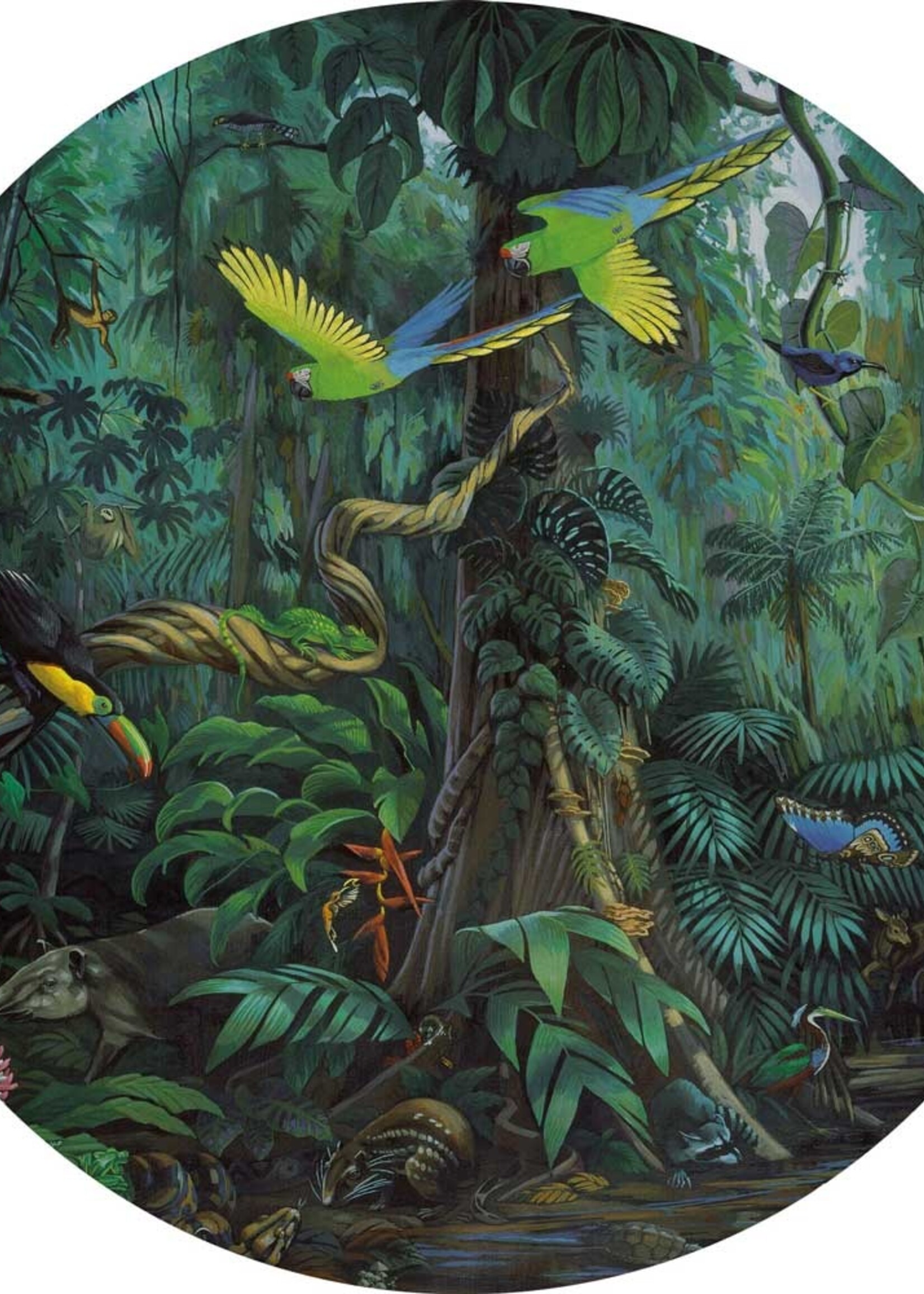 Behangcirkel Tropical Landscapes