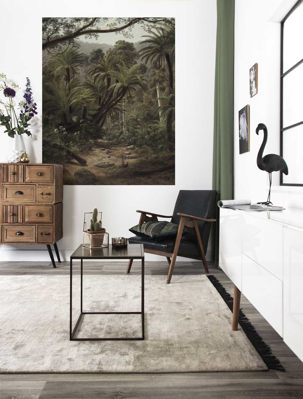 Palm Wallpaper with Tropical Landscape PA-014 - KEK Amsterdam