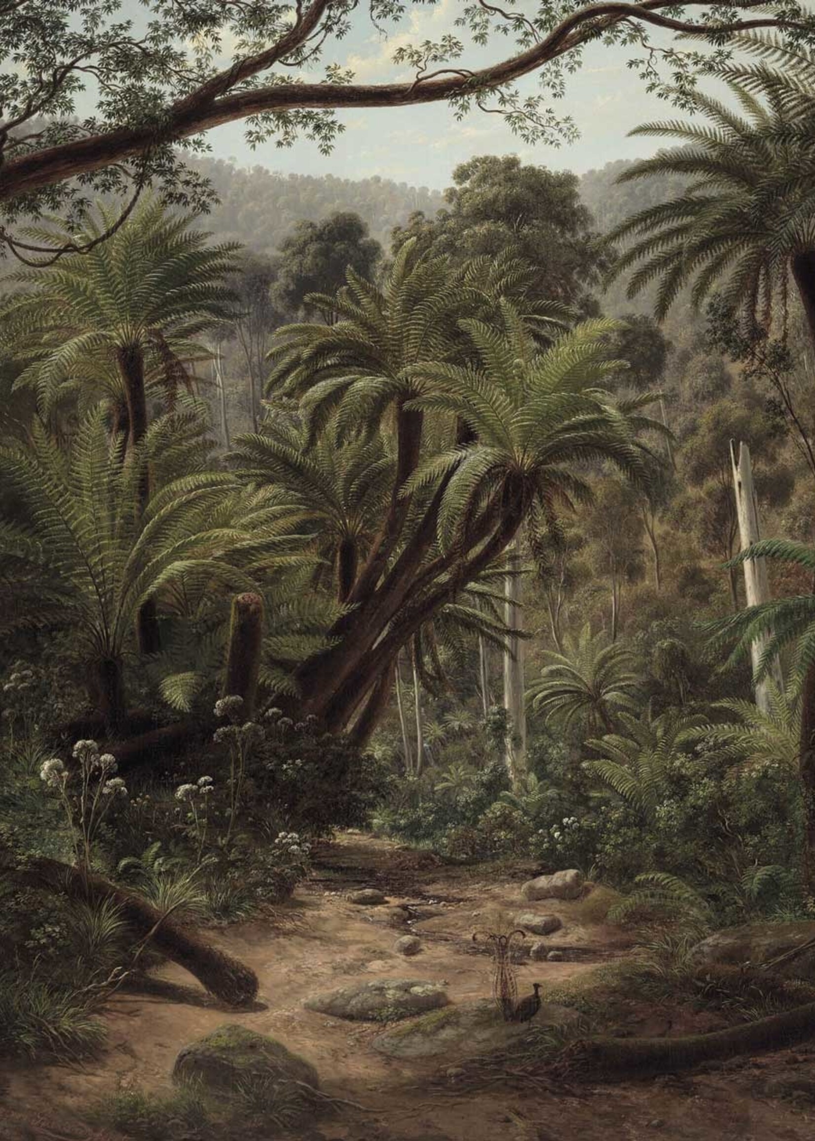 Behangpaneel Palm Trees, 142.5 x 180 cm