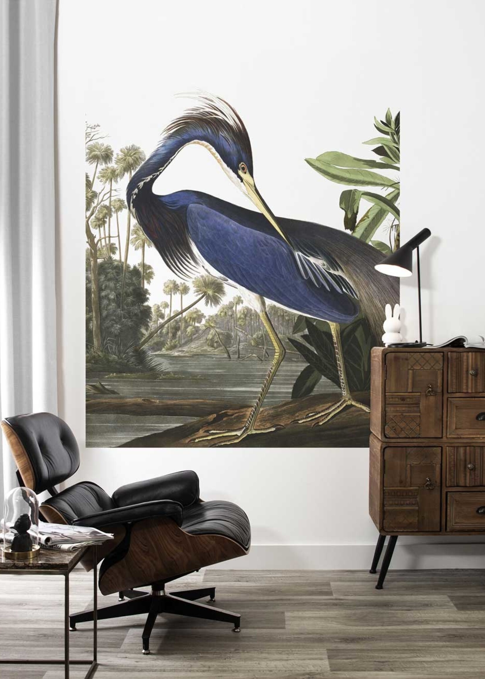 Tapetenpaneel Louisiana Heron, 142.5 x 180 cm