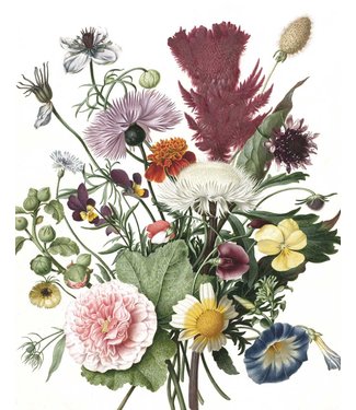 Behangpaneel Wild Flowers, 142.5 x 180 cm