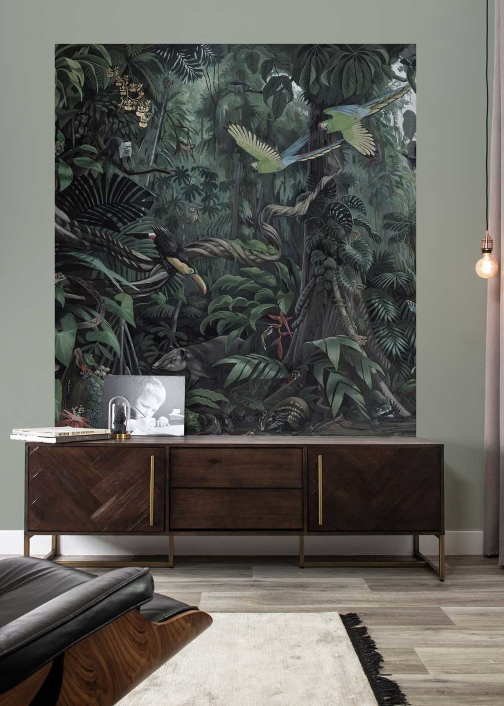 Tapetenpaneel XL Tropical Landscapes, 190 x 220 cm