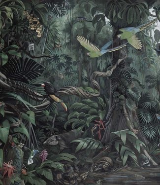 Jungle behangpaneel XL Tropical Landscapes, 190 x 220 cm