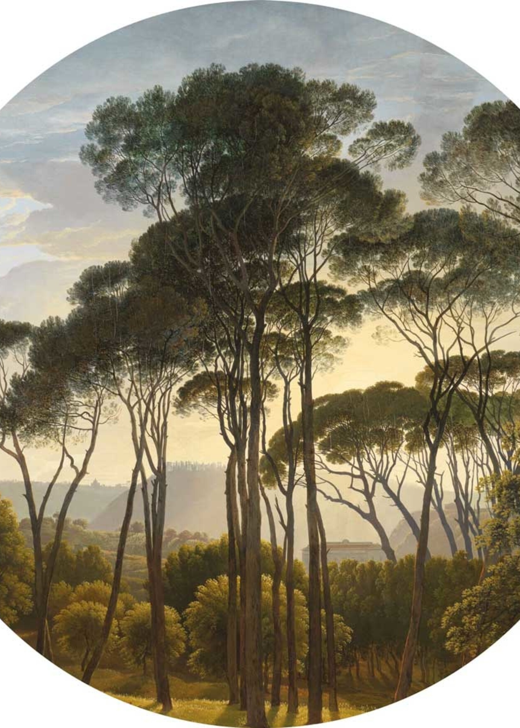 Wallpaper Circle Golden Age Landscapes