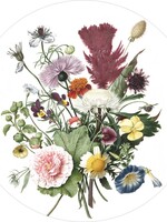 Tapetenpaneel rund Wild Flowers